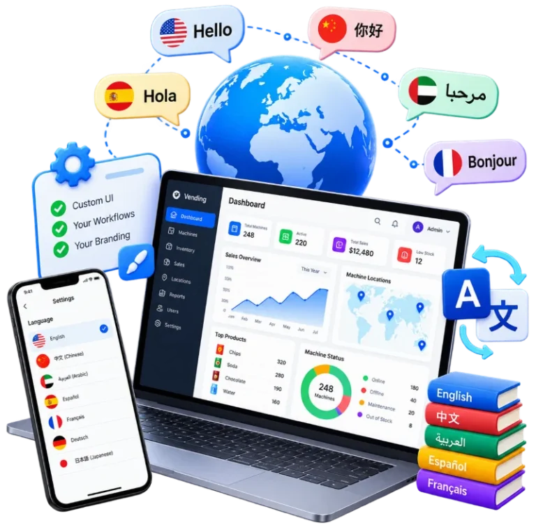 Custom Vending Software That Speaks Your Language​