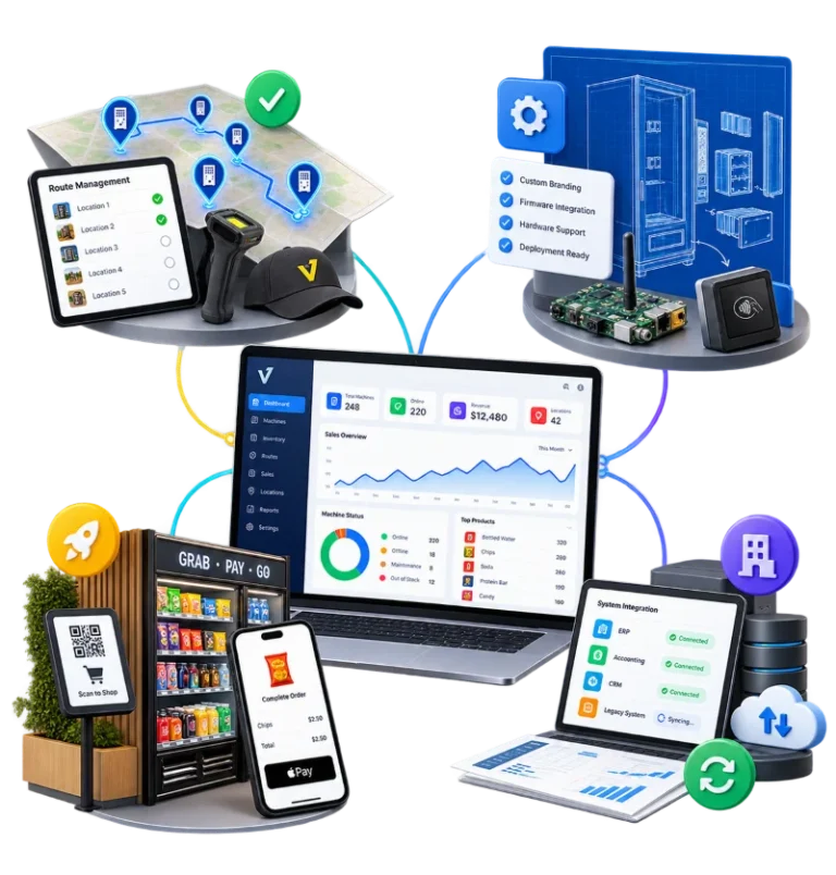 Who We Build Vending Management Software For