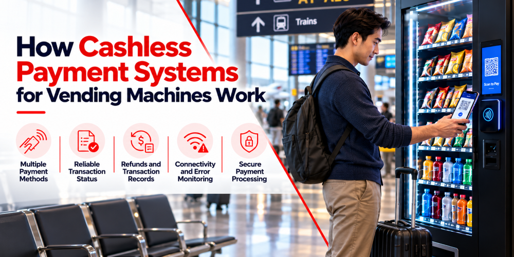 How Cashless Payment Systems for Vending Machines Work