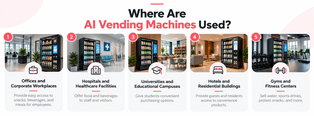 Where Are AI Vending Machines Used